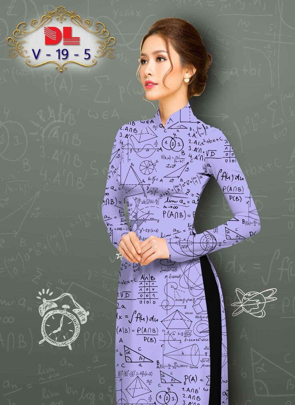 Vải áo dài môn toán