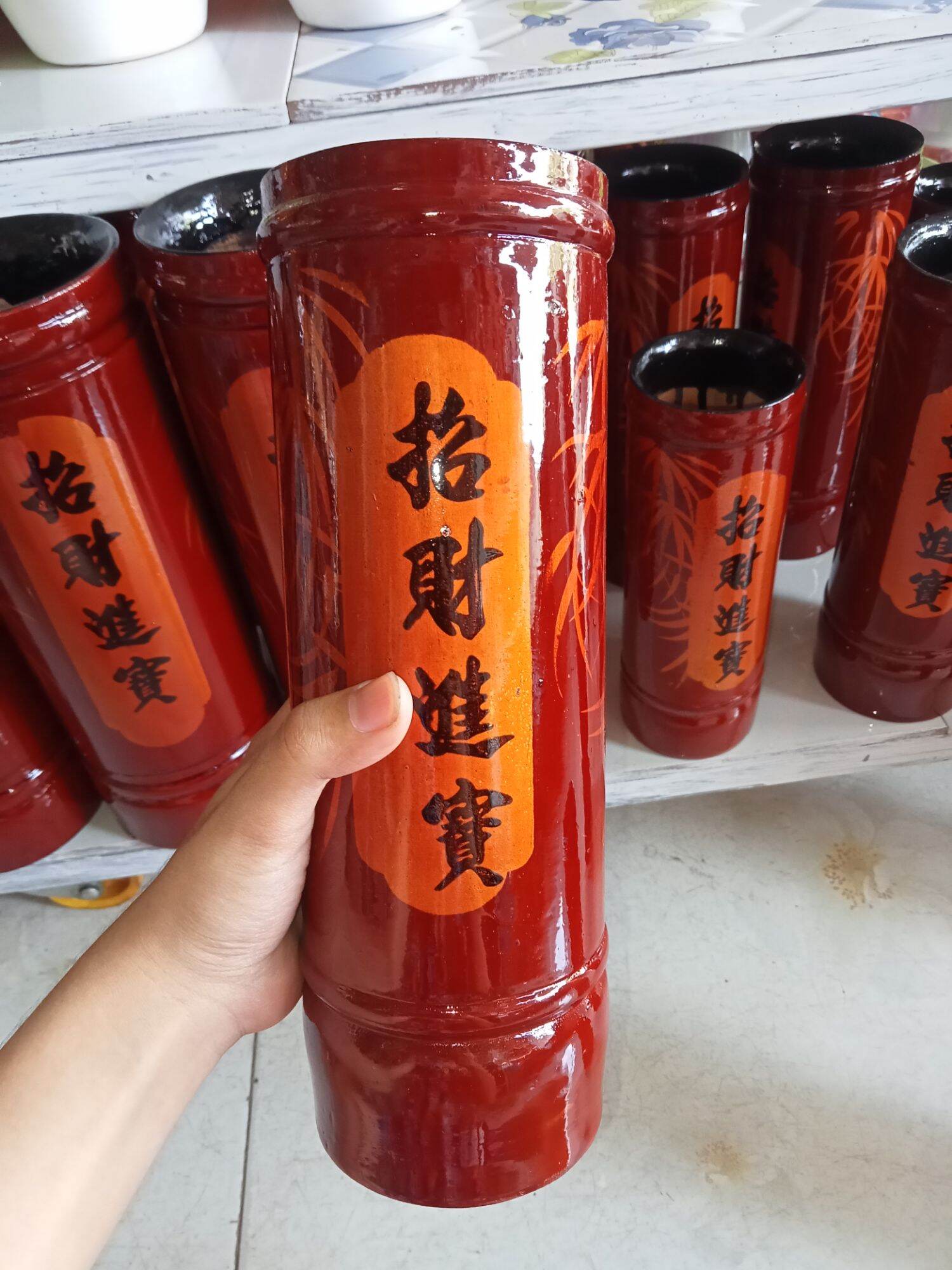 Ống cắm nhang bằng gỗ nhiều size