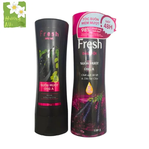 Bộ gội xả bồ kết fresh 170g