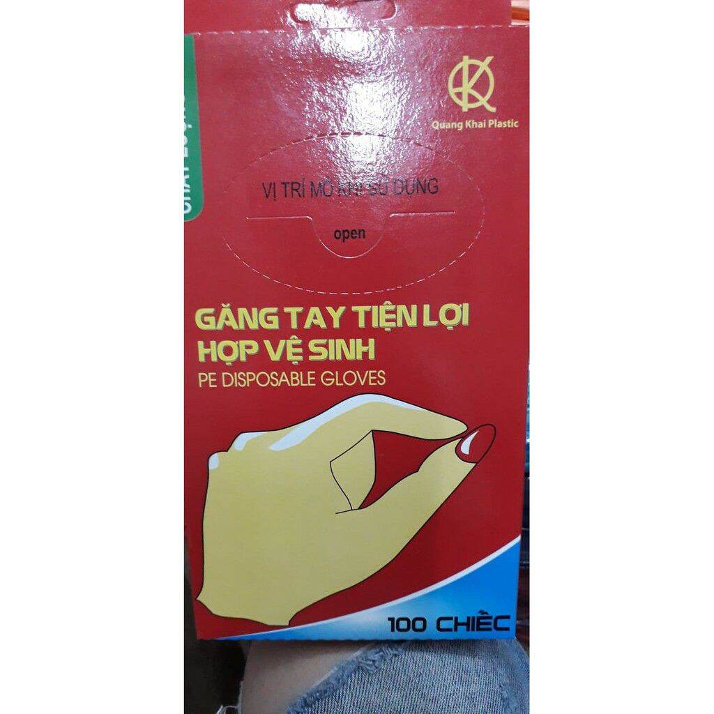 Combo 5 hộp găng 100 đôi/ găng tay ni lông chất lượng cao/ găng tay nilon
