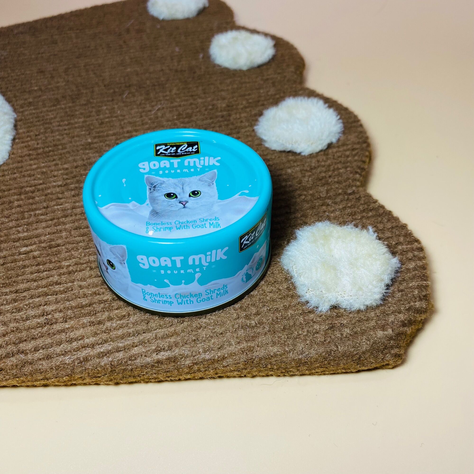 Pate Kit Cat sữa dê cho Mèo, lon 70g