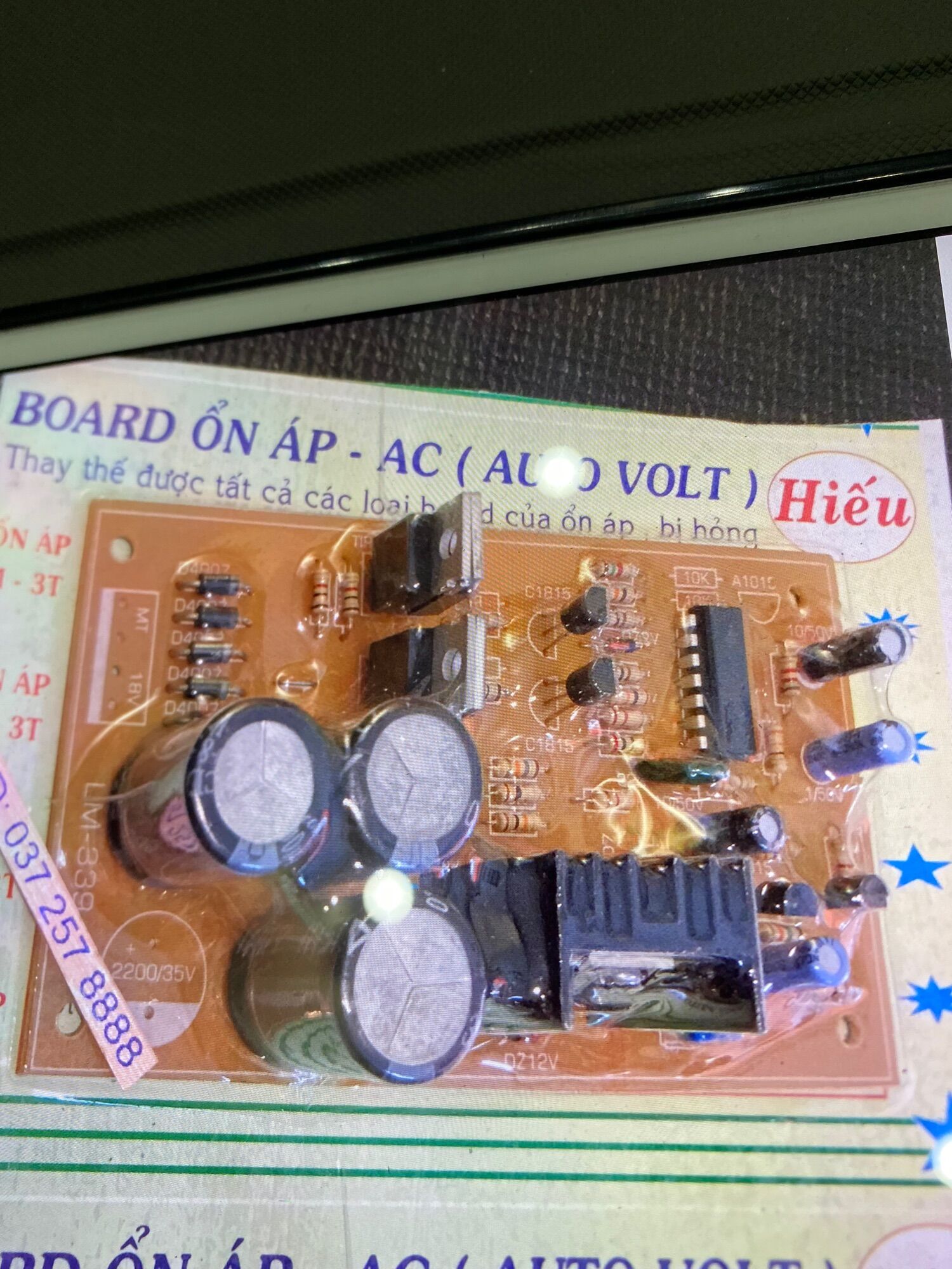 BOARD ổn áp -AC ( Hiếu ) giá 1 mạch