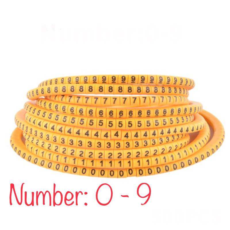 Số đánh dấu dây cáp 1.5 từ 0-9