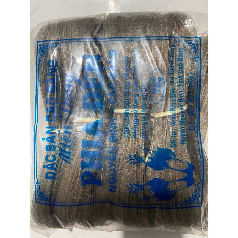 Miến dong nguyên chất phia đén nguyên bình cao bằng gói 1kg