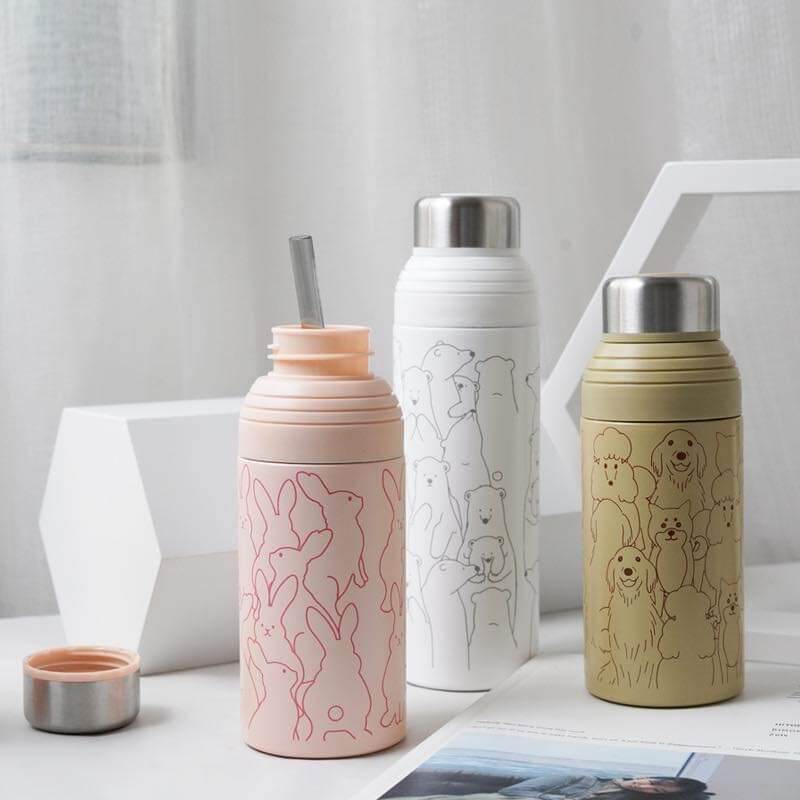 Bình giữ nhiệt tyeso hình thú 500ml
