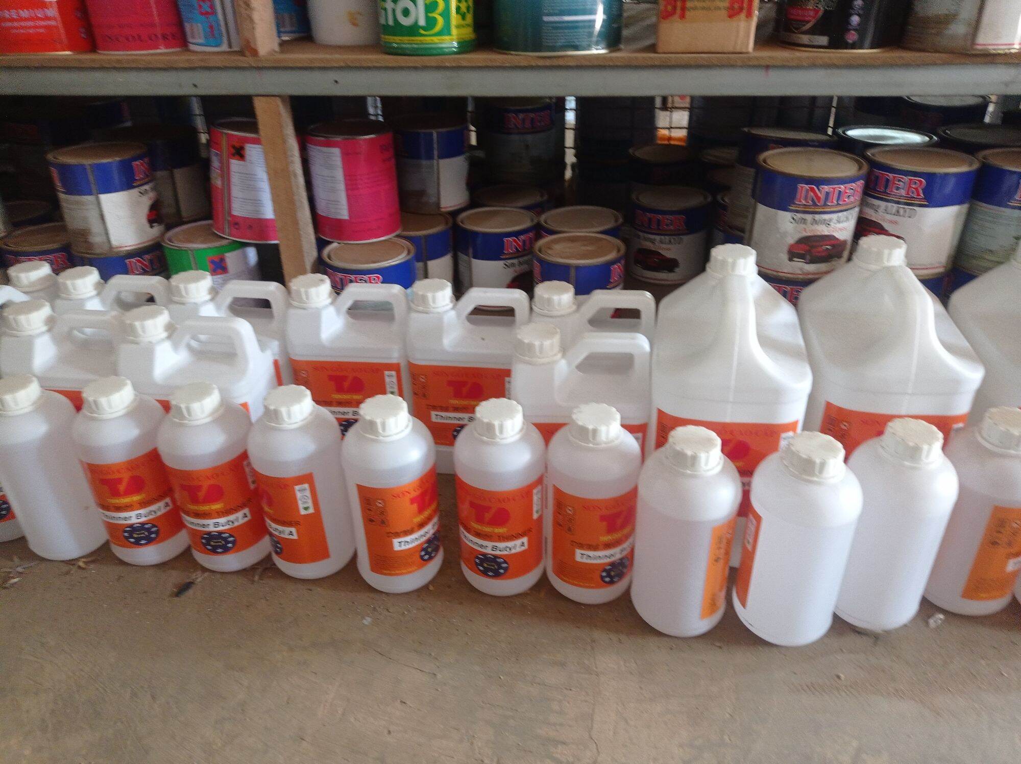 Dung Môi THINNER - Thinner Butyl A - Xăng Thơm Công Nghiệp - Xăng pha sơn - Sơn Gỗ Cao Cấp