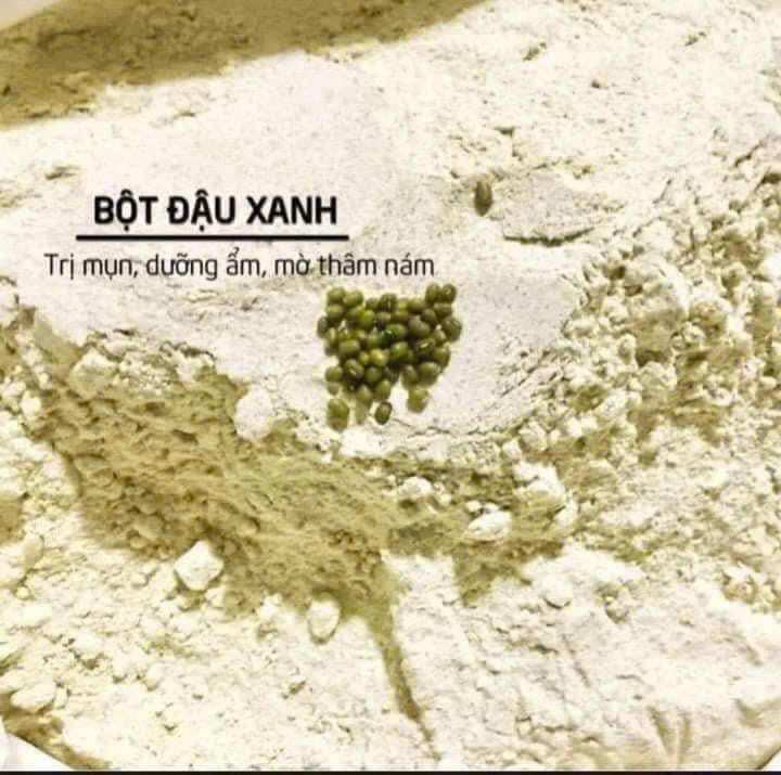 Bột Đậu Xanh Nguyên Chất Hũ 500Gr