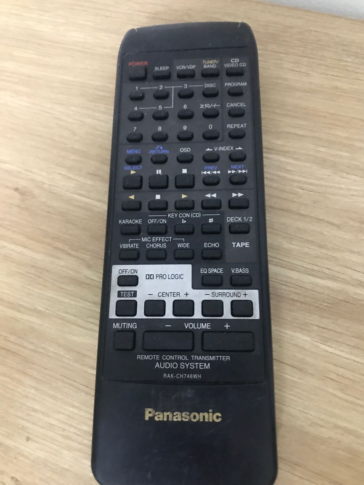 Điều khiển dàn panasonic rak-ch751wh