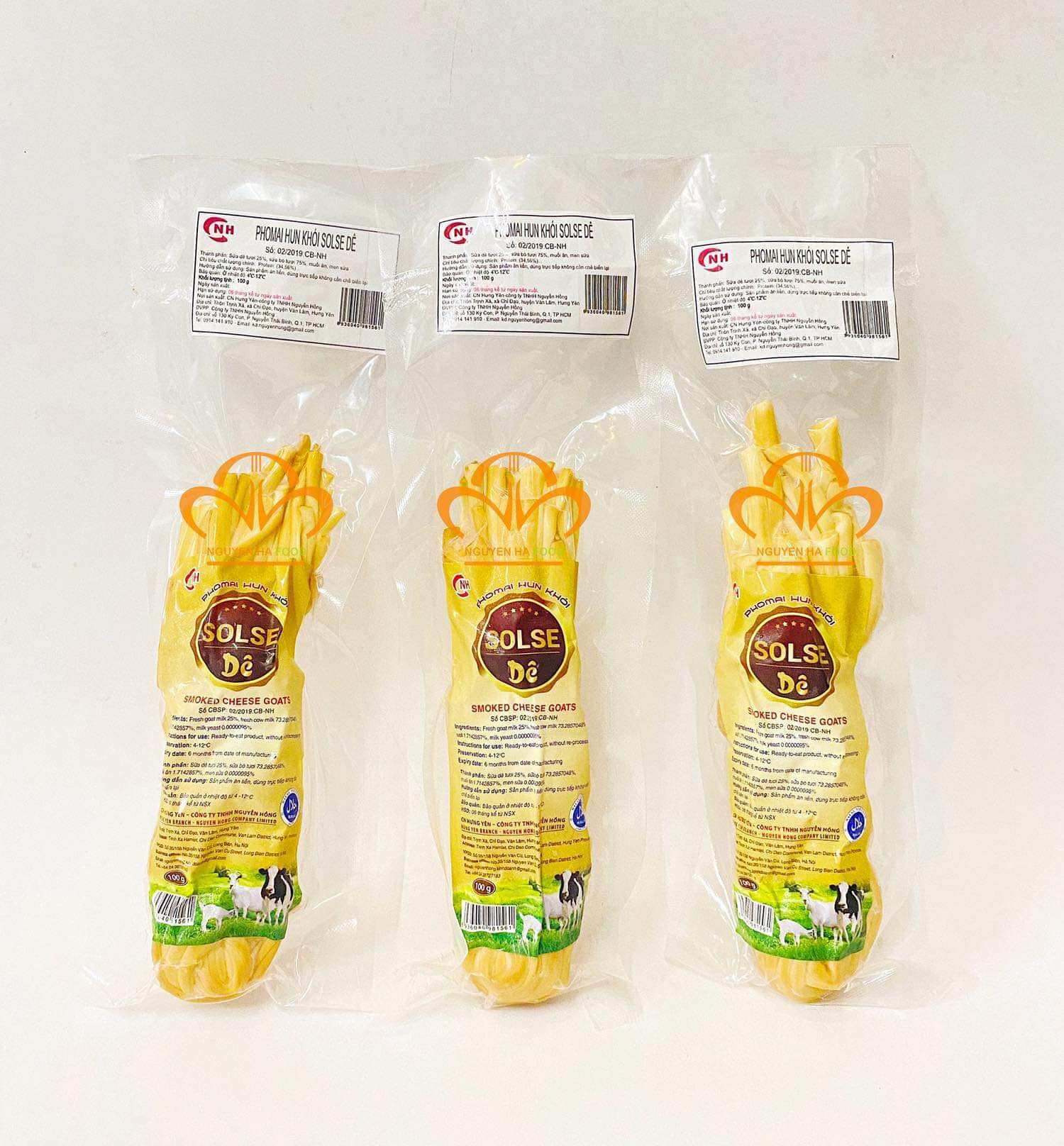 Phomai hun khói solse dê 100g
