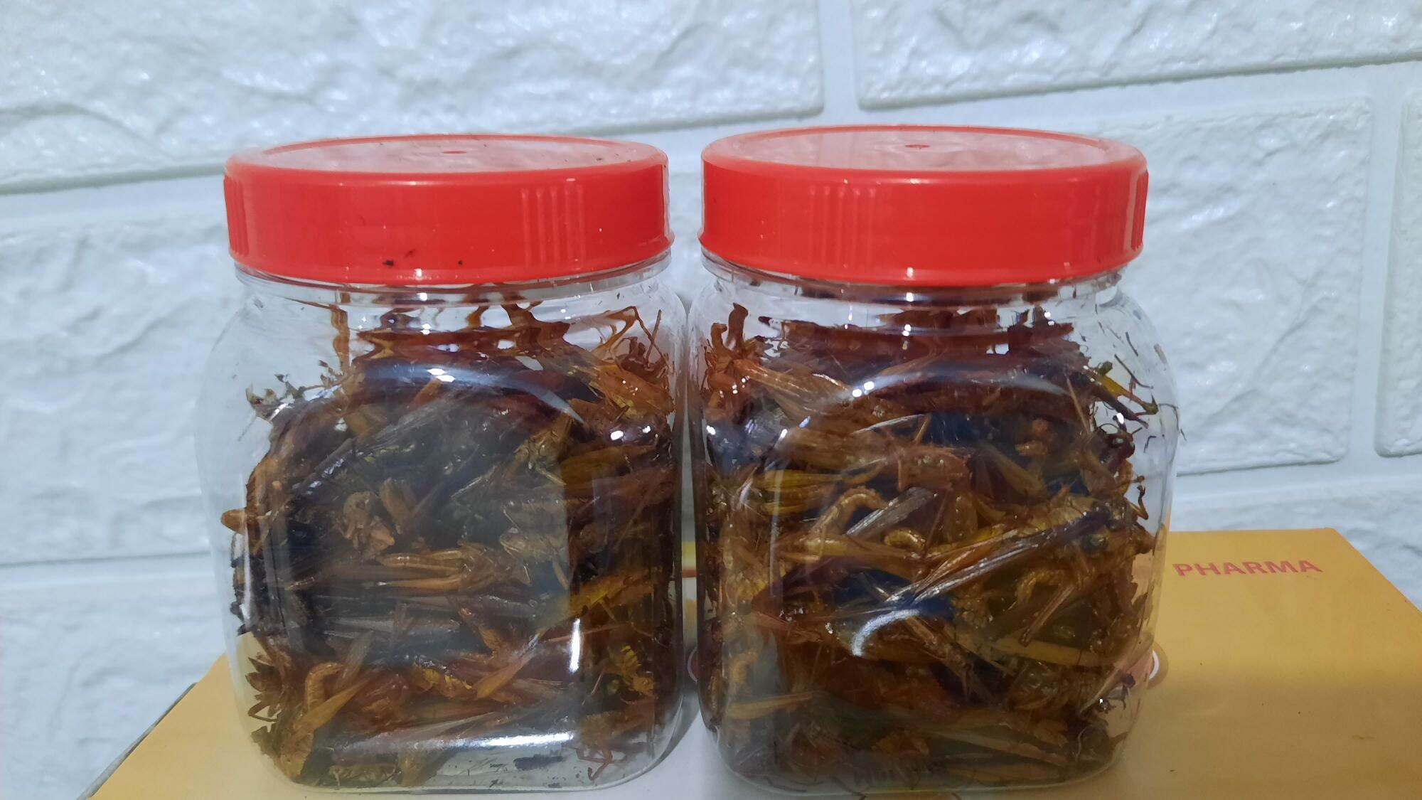 combo 2 hủ cào cào sấy khô. 40gram= 2 hủ