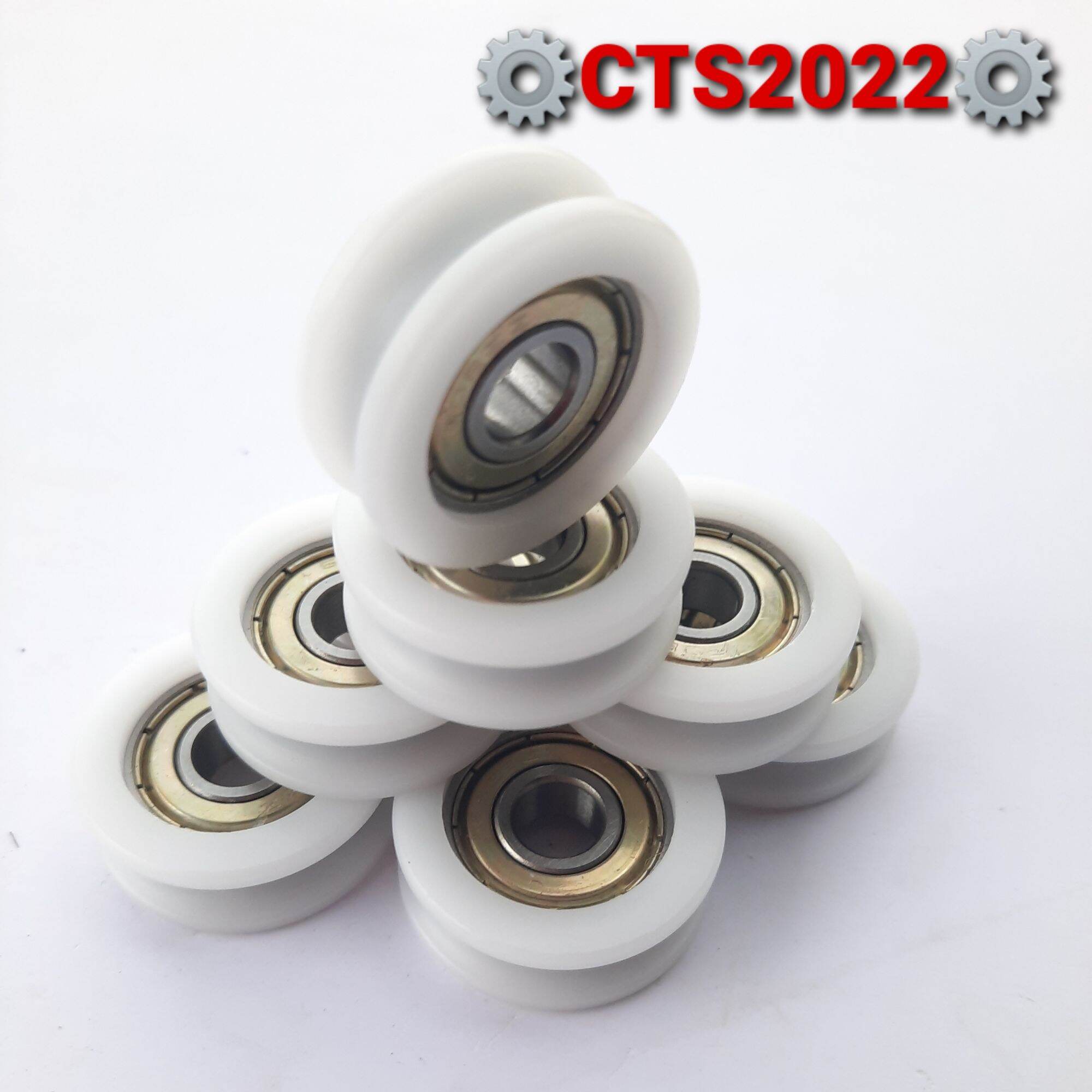 Con lăn nhựa dẫn hướng phi 30mm trục phi 8mm