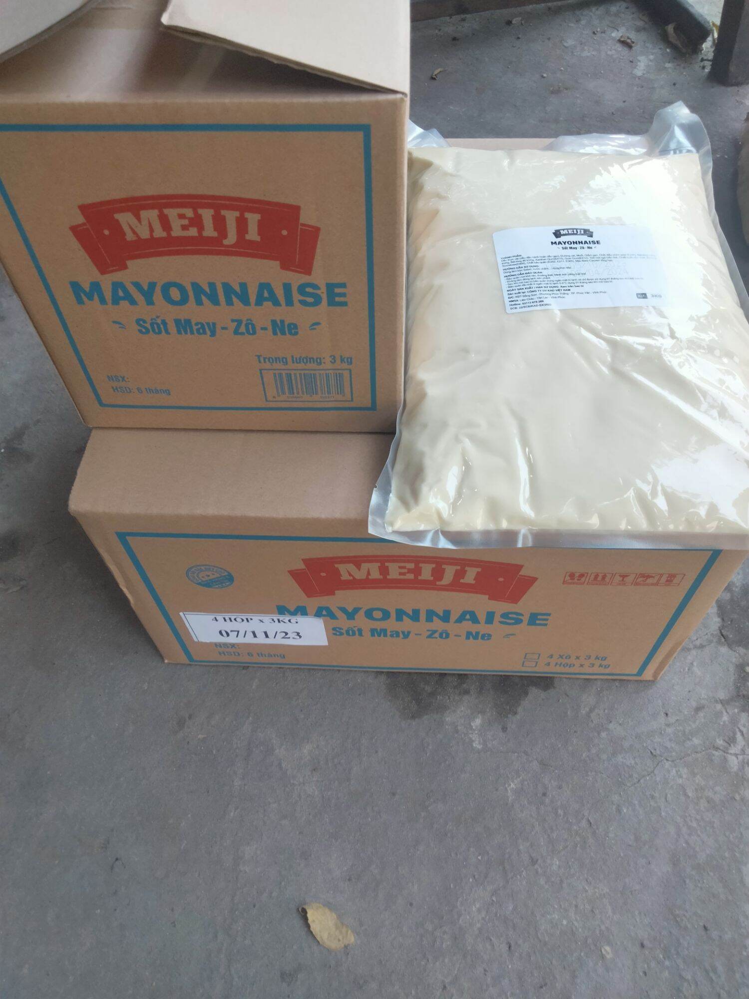 Xốt mayonnaise MEIJI bịch 3kg