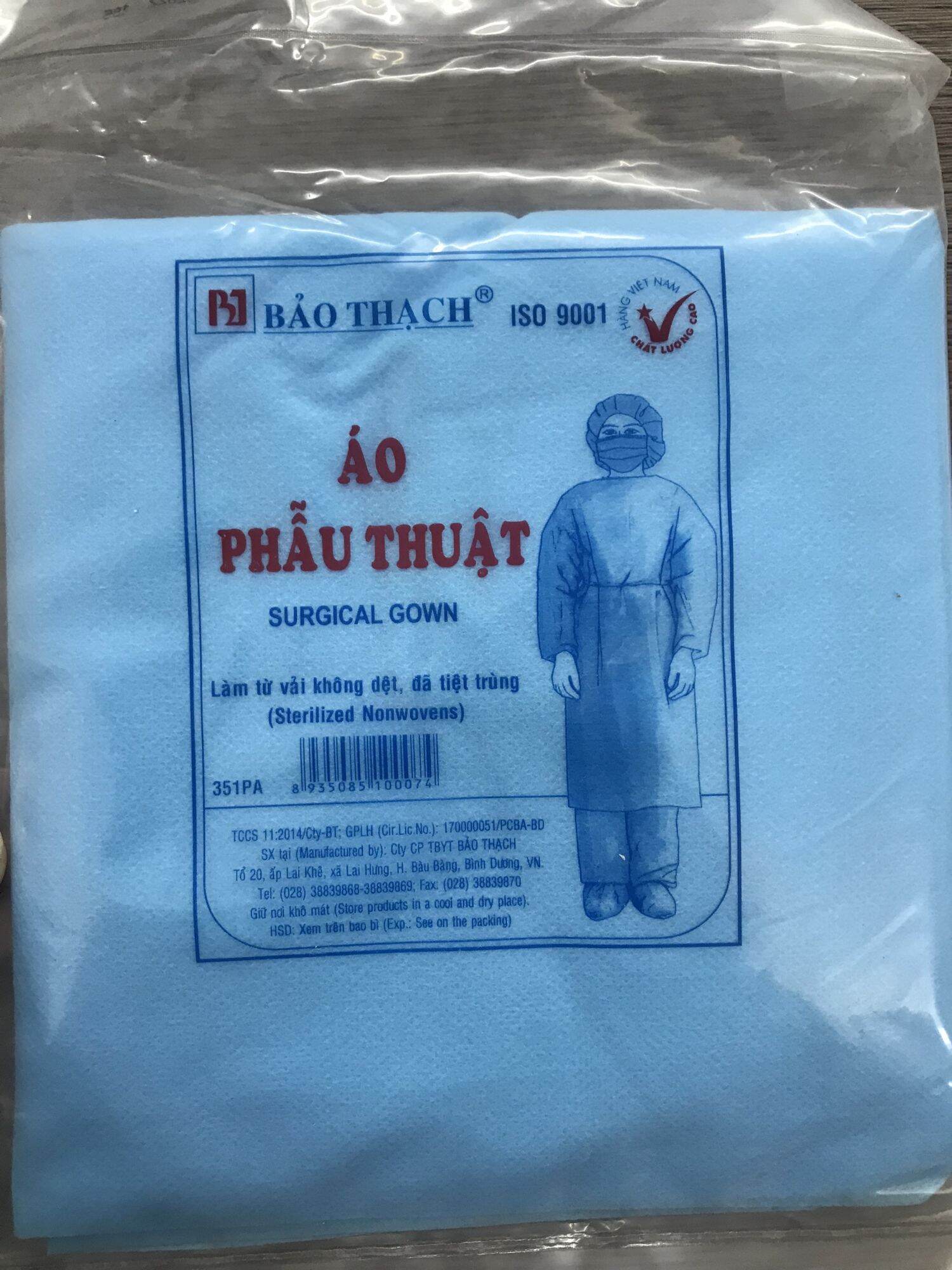 Áo phẩu thuật tiệt trùng dùng 1 lần Bảo Thạch