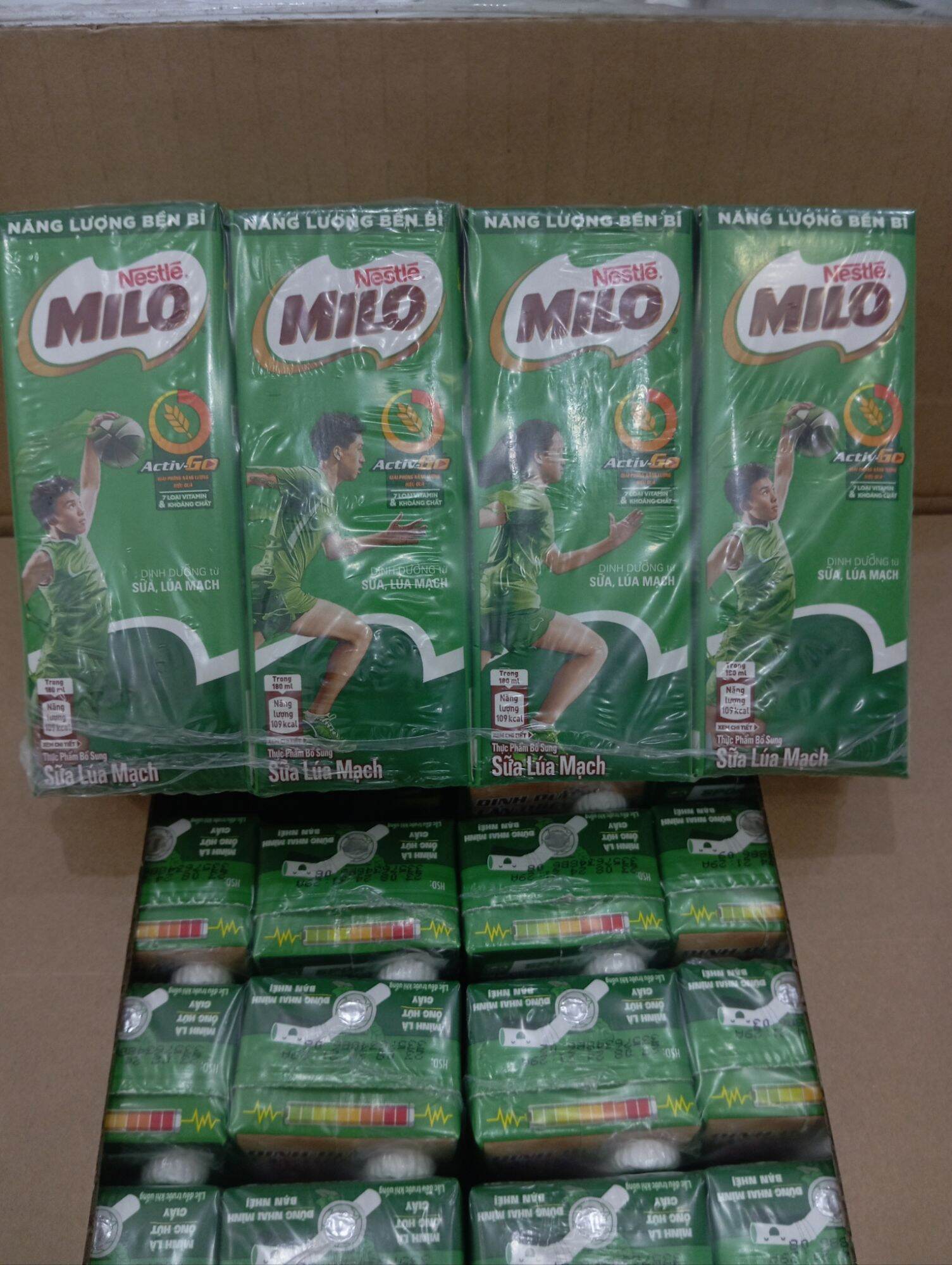 Thùng 48hộp sữa Nestle MiLo loại 180ml