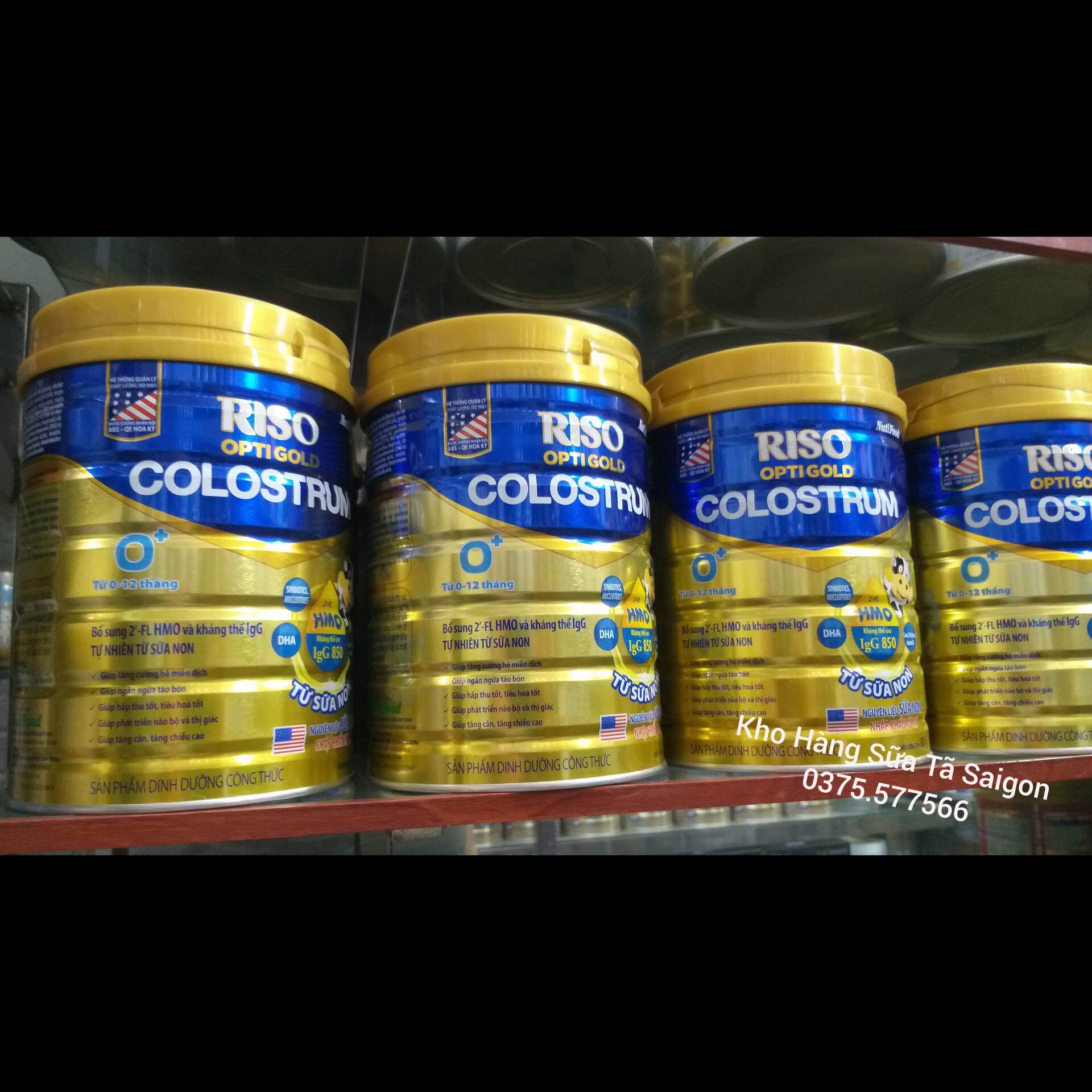 Sữa bột RISO OptiGold Colostrum lon 800g của Nutifood