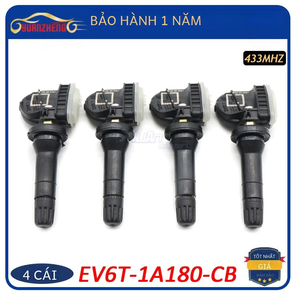 Hệ thống giám sát cảm biến áp suất lốp Ev6t-1a180-cb Tpms 433mhz cho Ford Focus Ranger Tourneo Transit Connect Courier