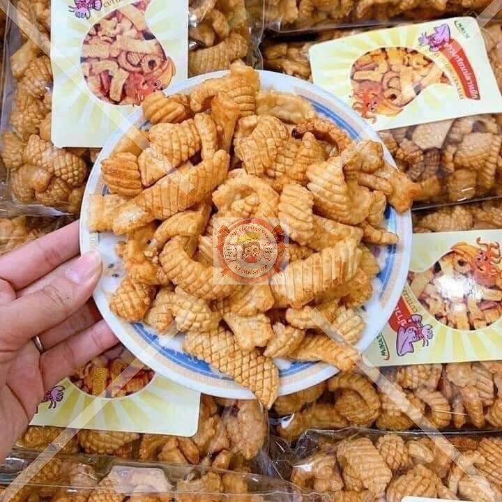 Snack Mực Thái Lan giòn rụm, cay cay, ngọt ngọt, béo béo