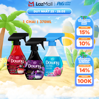 Xịt Vải DOWNY Khử Mùi Và Chống Khuẩn Hương Nước Hoa Đam Mê/ Huyền Bí/ Nắng Mai Chai 370ML