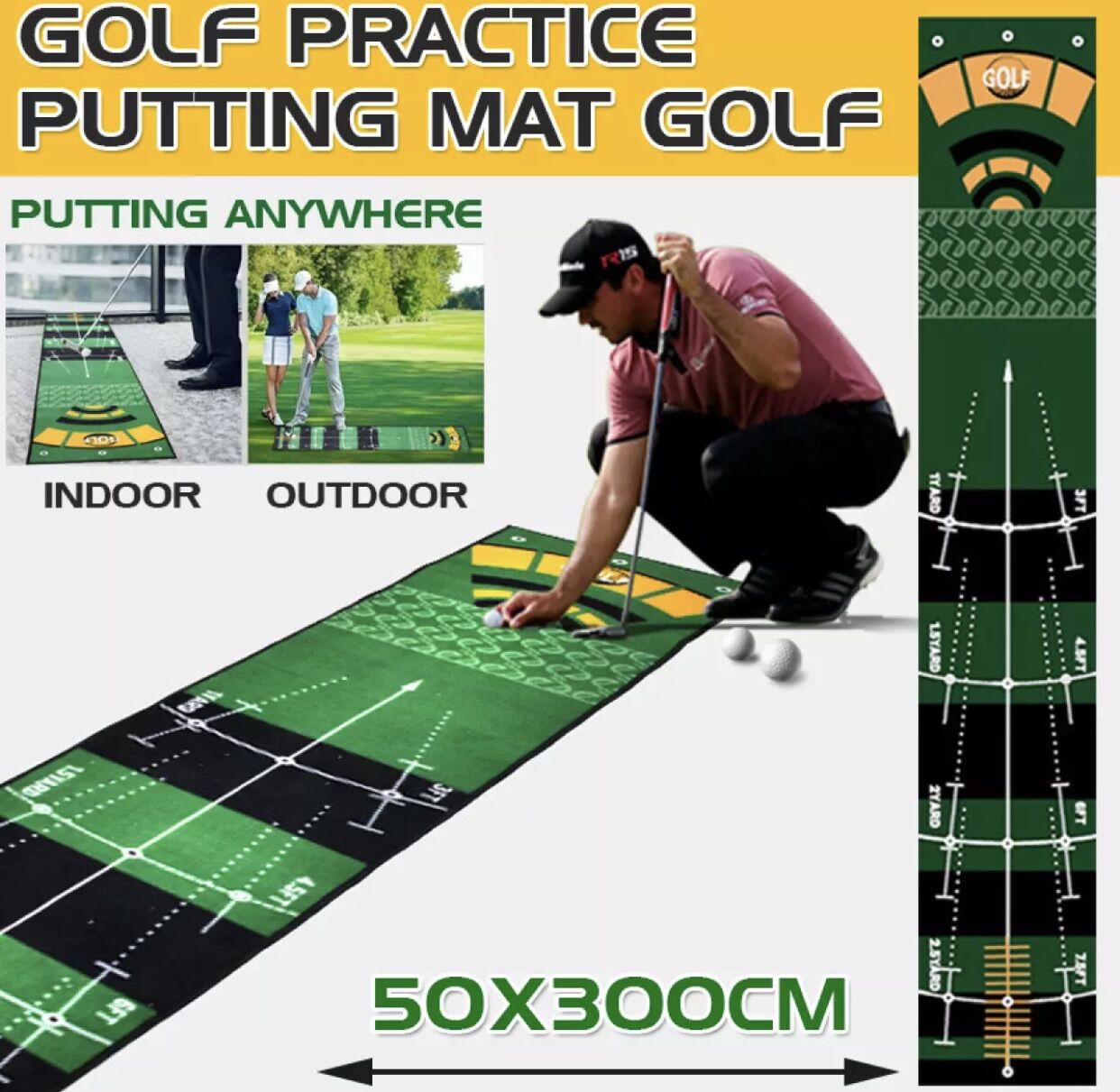 Thảm tập golf putting pgm