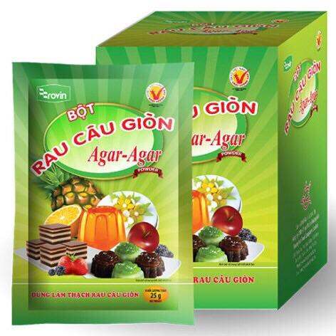 Bột rau câu giòn agar 1 gói