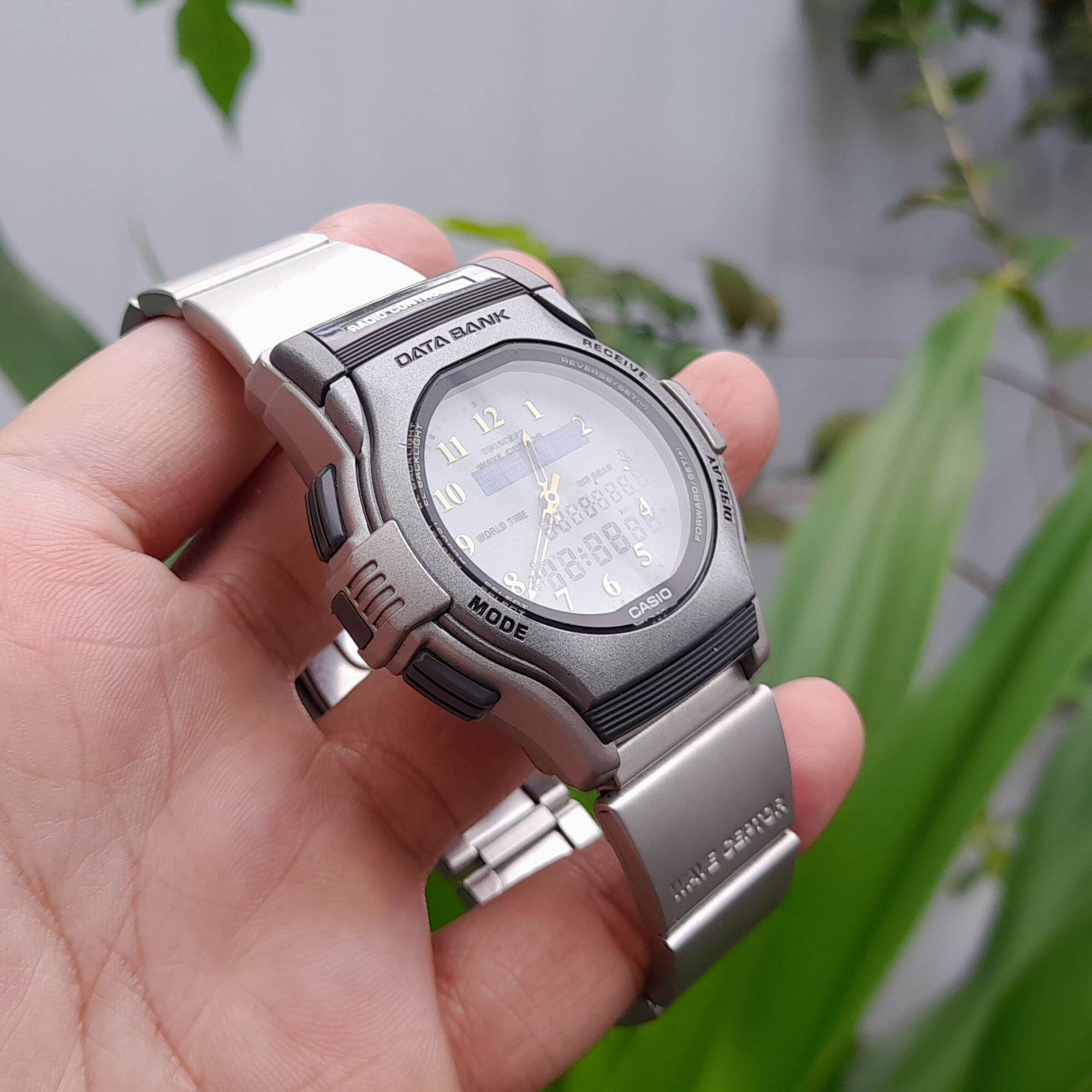 Đồng hồ Casio WaveCeptor Databank FKT-2000 đẹp gần như mới | Lazada.vn