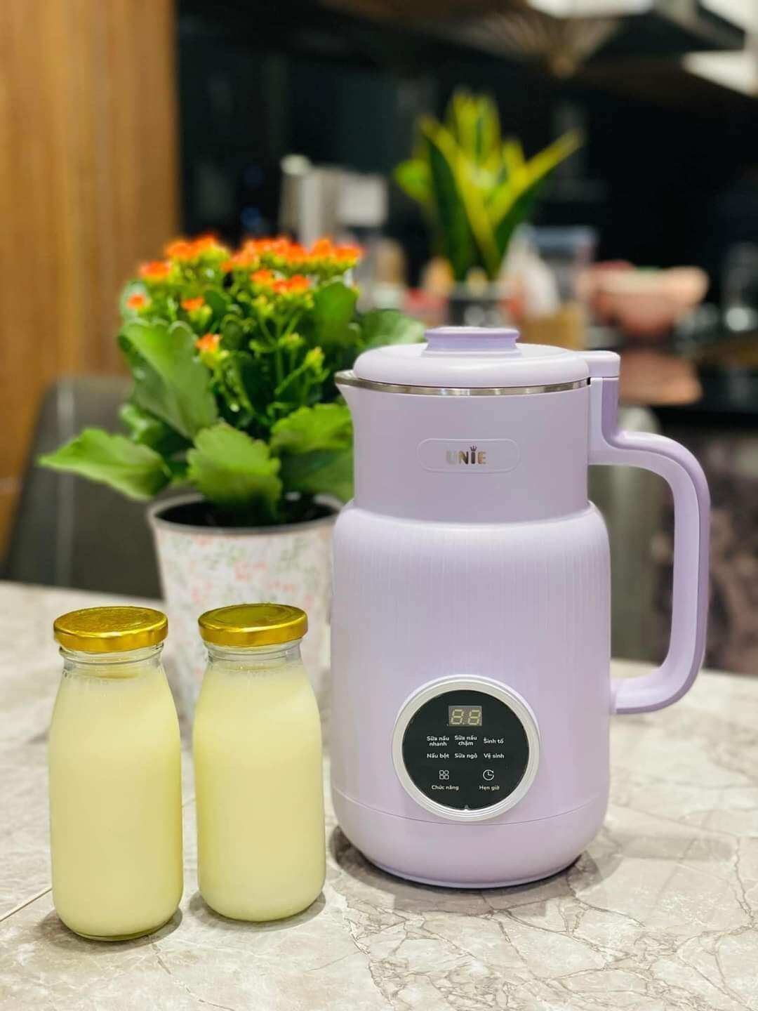Máy làm sữa hạt mini unie umb08 - công suất 600w