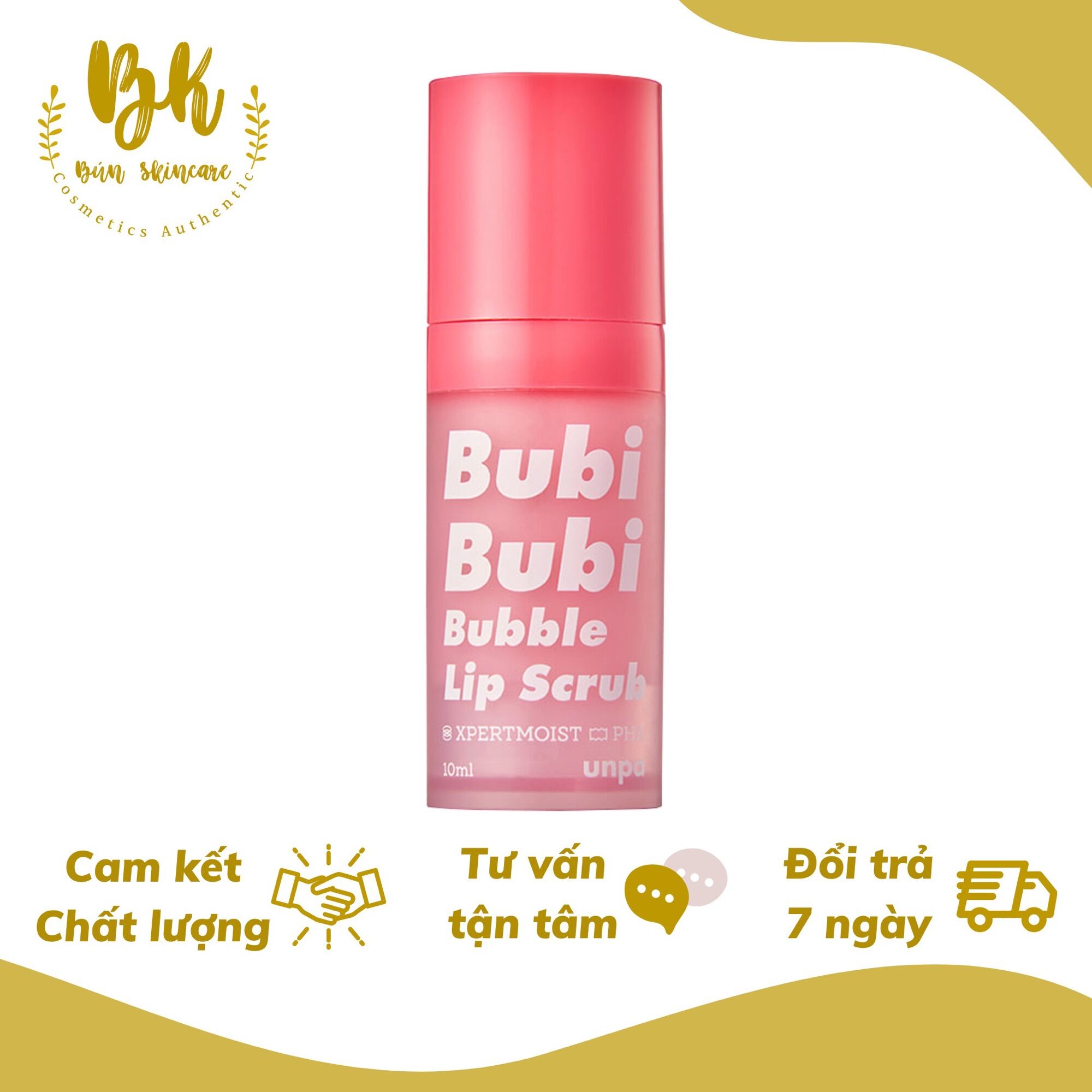 [Hcm]Gel Tẩy Da Chết Môi Unpa Bubi Bubi Lip