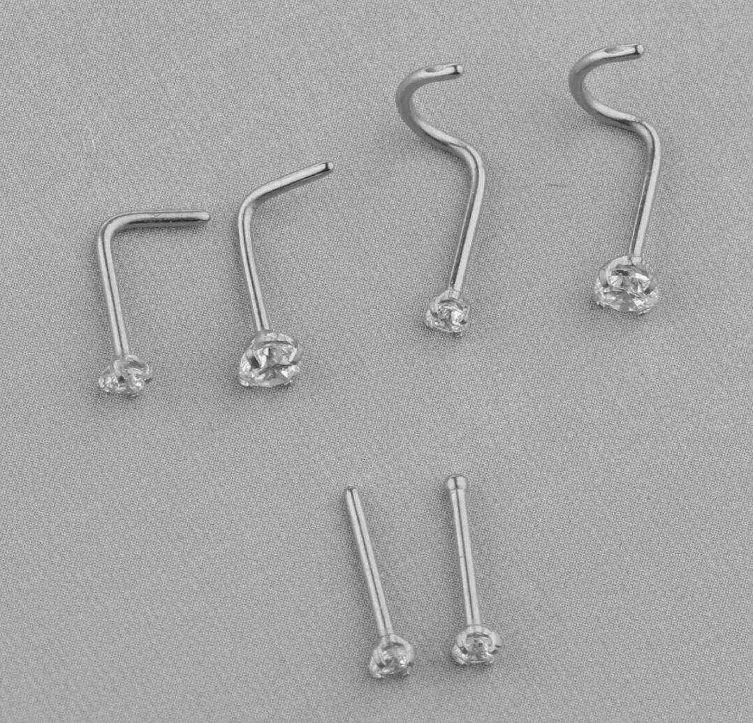 KHUYÊN CÁNH MŨI - Khuyên mũi đính đá cao cấp