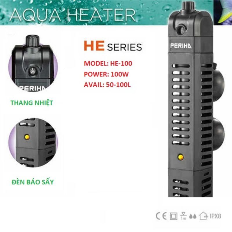 CÂY SƯỞI HỒ CÁ , CÂY SƯỞI ẤM CHO CÁ PERIHA 100w LOẠI TỐT , CÂY SƯỞI