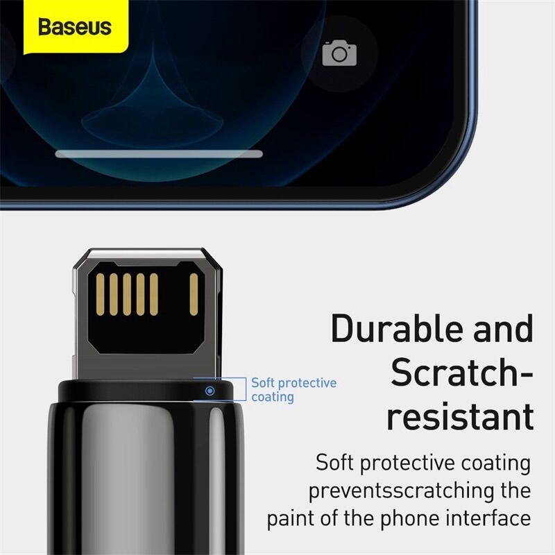 Cáp Sạc Nhanh Baseus Đầu USB C Sang Lighting 20W Dành Cho Iphone 12