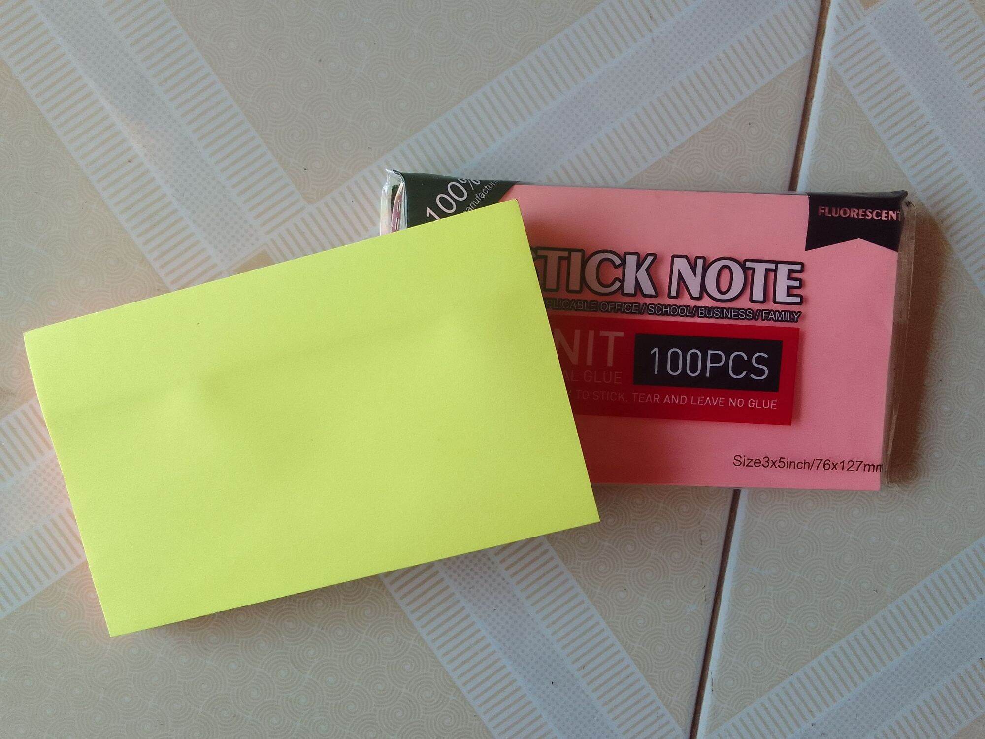 Giấy nhớ Giấy note 4 màu 100 tờ