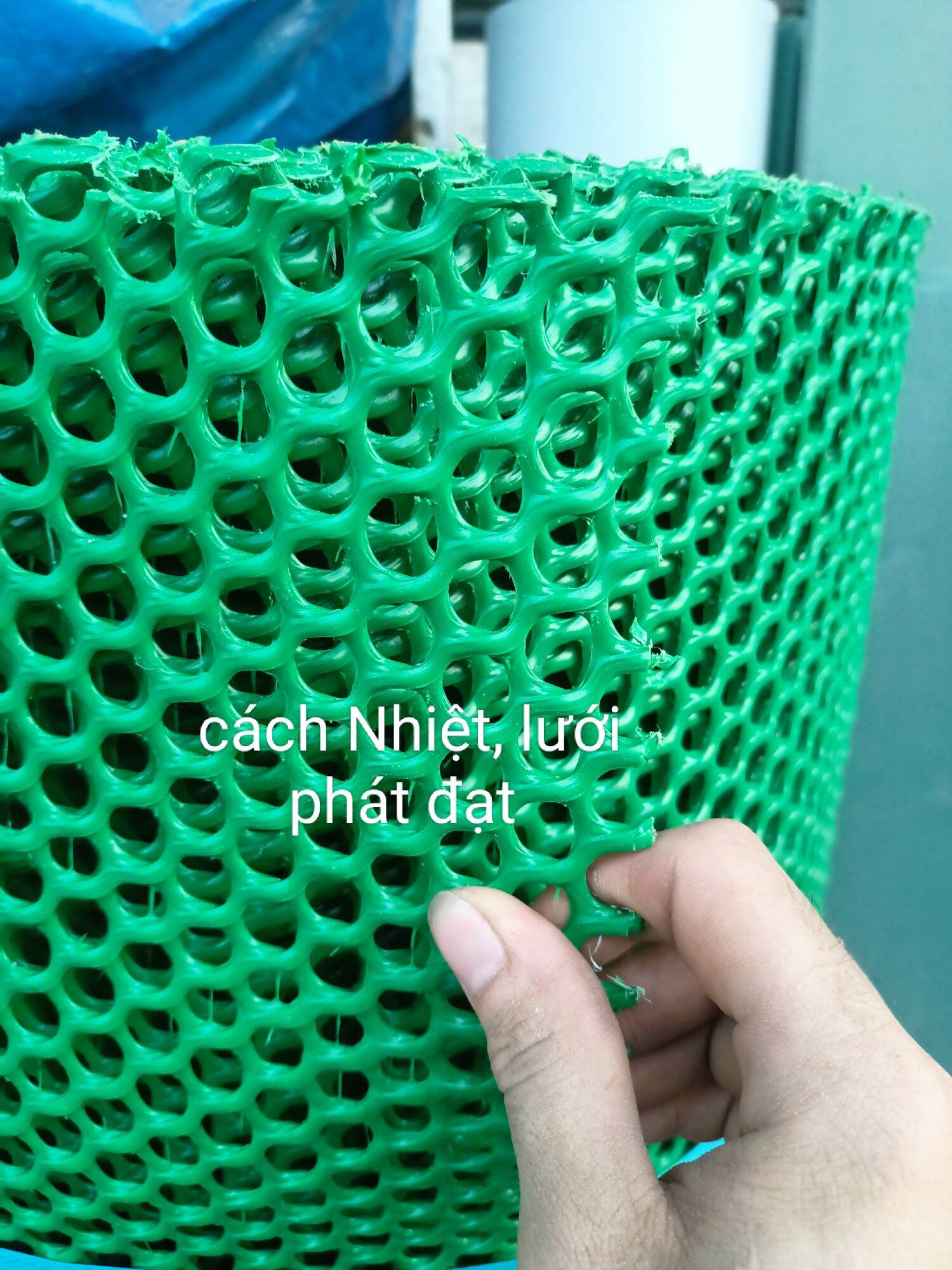 Lưới nhựa dẻo mắt cáo dùng để quây, lót sàn chuồn gà, vịt ....