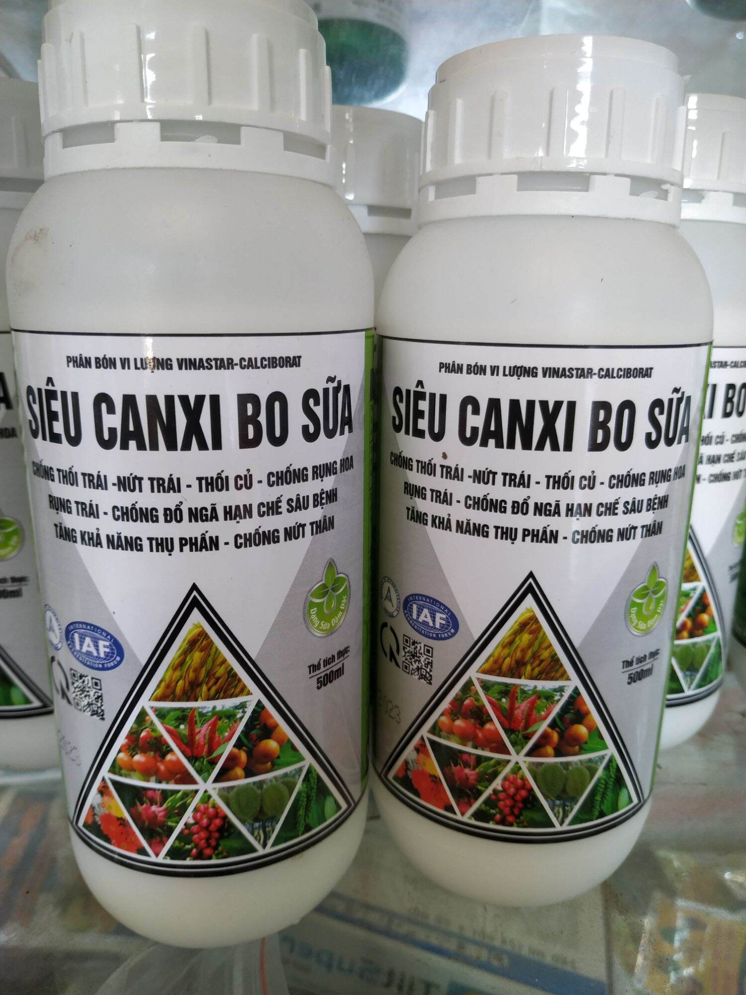 Siêu Canxi Bo Sữa - tăng khả năng thụ phấn, đậu trái, chống rụng trái, trái to, hạt chắc