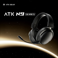 ATK GEAR | Wireless Noise-cancelling Game Headset with Mic Long Battery