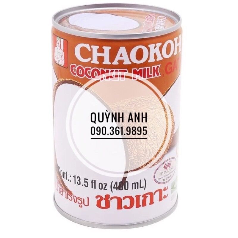 Nước cốt dừa Chaokoh lon 400ml