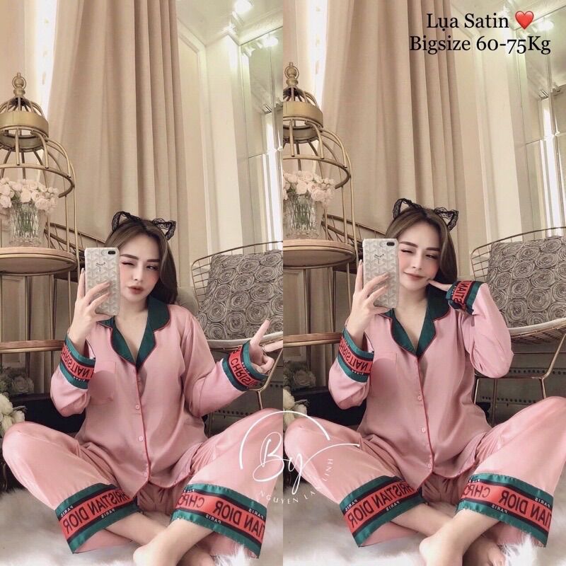 Bộ Satin Phối Bigsize Cao Cấp 55-72kg R