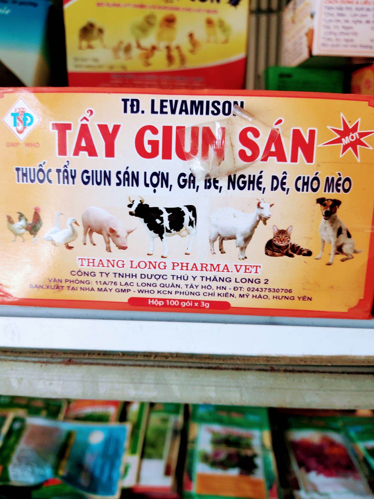 Tẩy giun sán chó, mèo