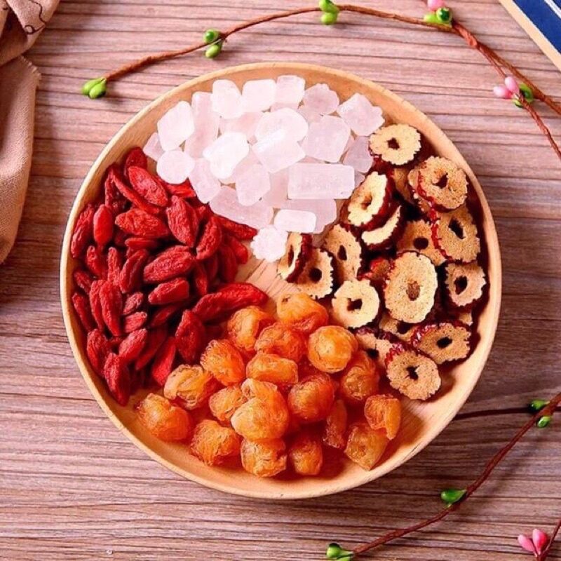 Set 10 gói Trà Long Nhãn Táo đỏ kỷ tử