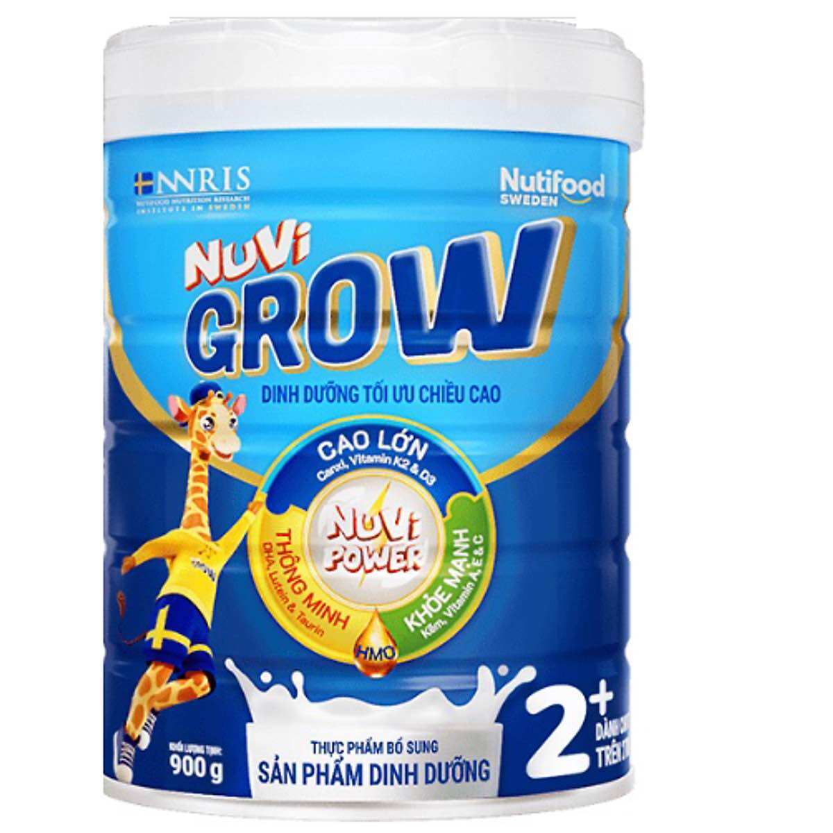 Sữa bột Nutifood Nuvi Grow 2+ (900g)