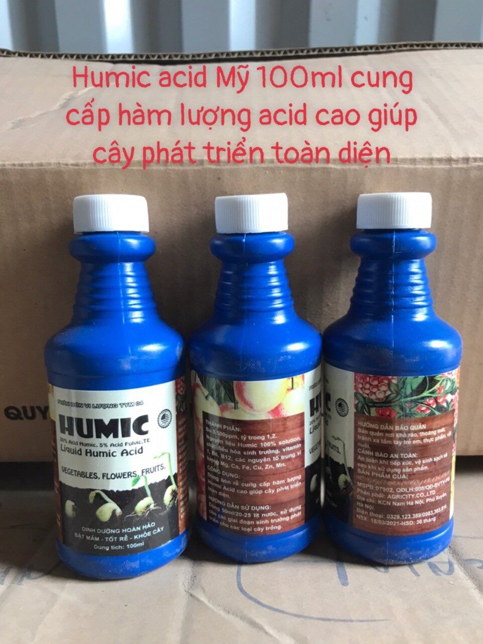 Phân bón vi lượng Liquid Humic Acid 100ml