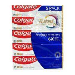 Colgate Total Advanced Whitening Toothpaste 181g X 5 Tubes
