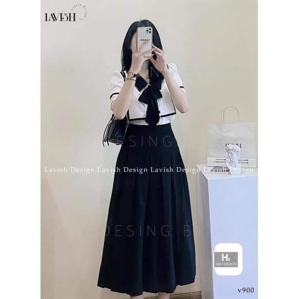 [Ảnh thật] 50-90kg Bigsize SET ÁO VÁY THỦY THỦ