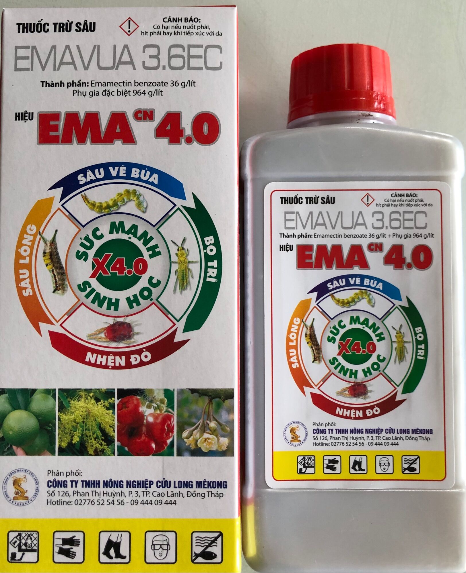 Ema 4.0/Trừ sâu vẽ bùa/bọ trĩ/sâu lông/nhện đỏ/sâu xanh