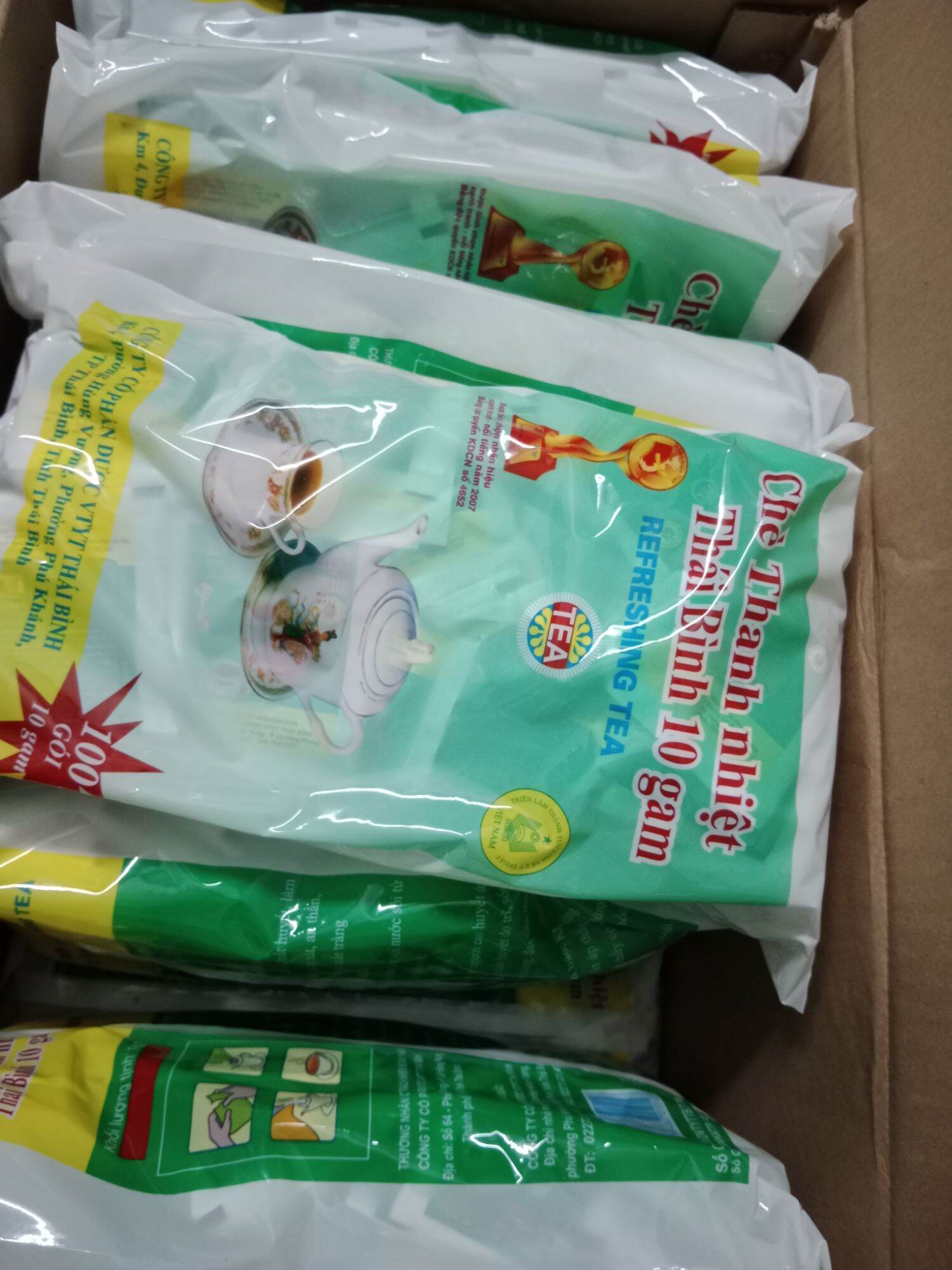 Chè Thanh Nhiệt Thái Bình/ lựa chọn cho sức khỏe/(100gói x 10 gam)