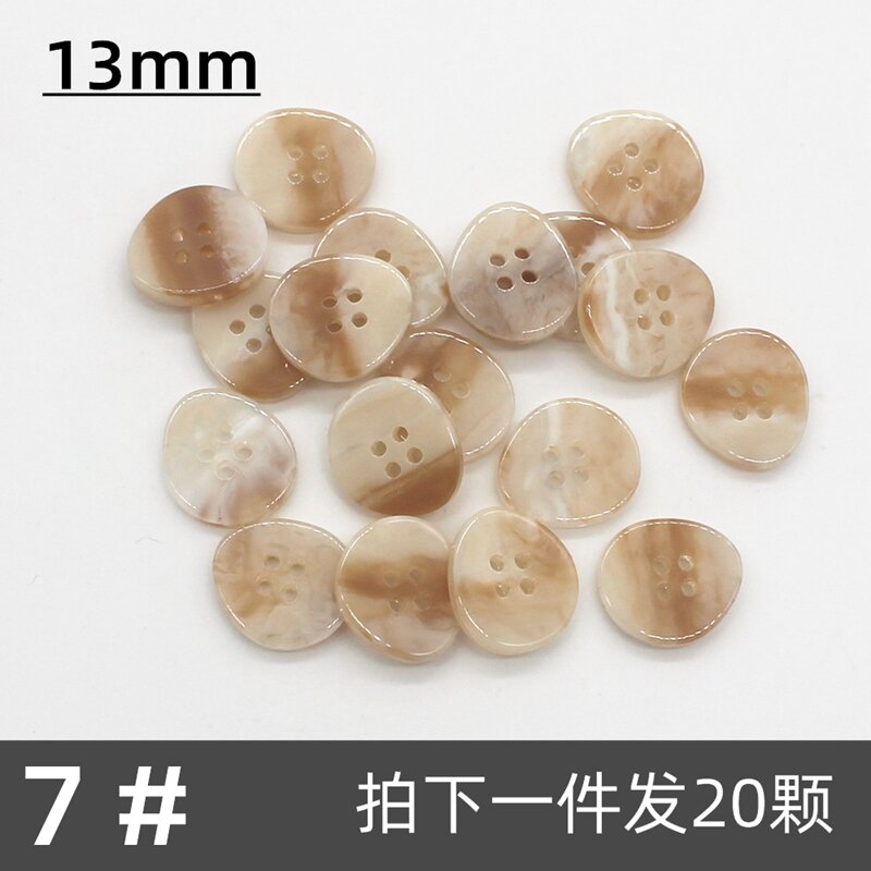 Áo Sơ Mi Chất Liệu Nhựa Cây Thời Trang Áo Dệt Kim Voan Cài Áo Sơ Mi Phụ Liệu May Quần Áo Nút Nhỏ Bốn Mắt Cài Nhỏ