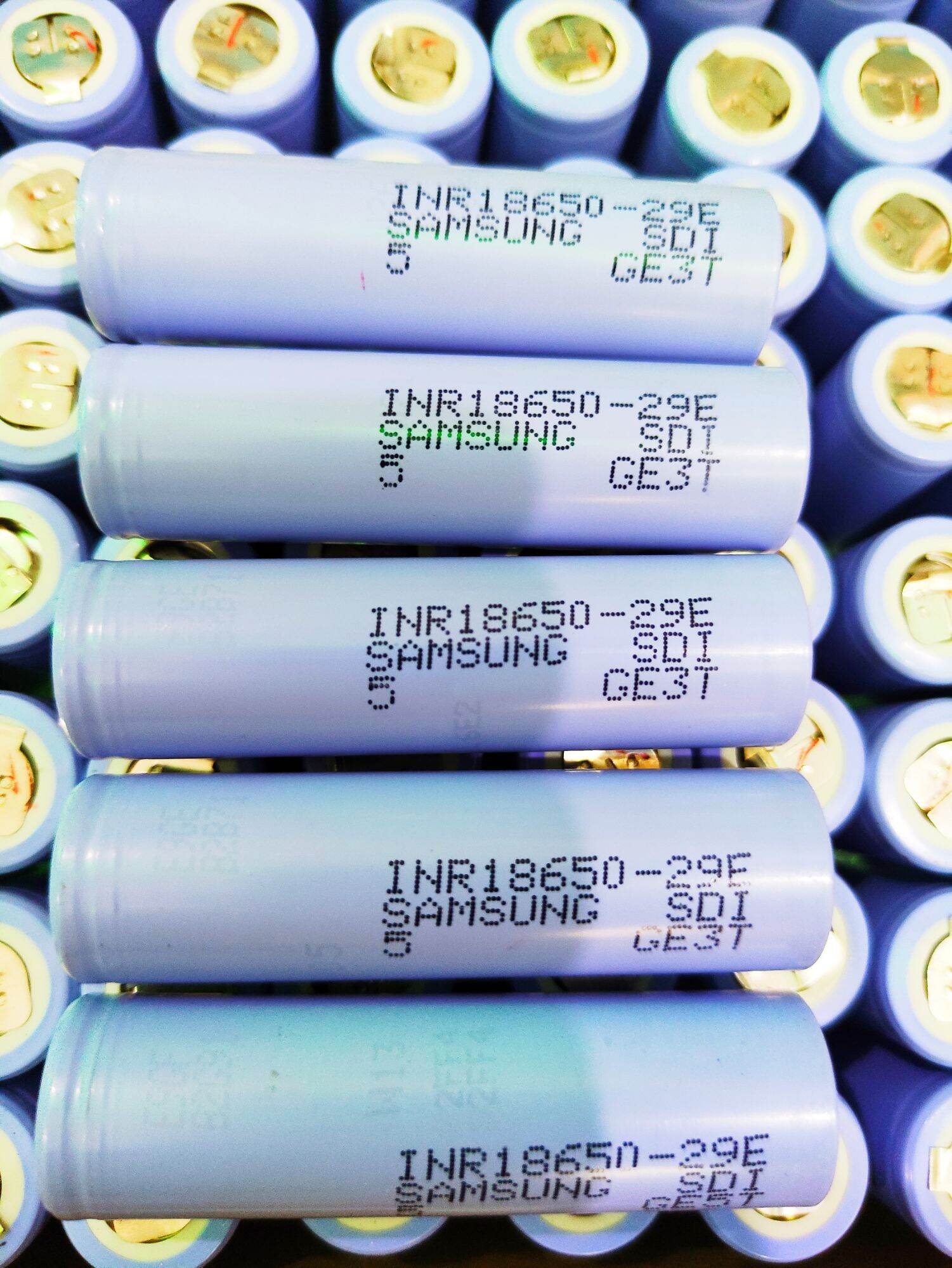Combo 5 cell samsung 29E đúng lượng 2900mah tháo khối