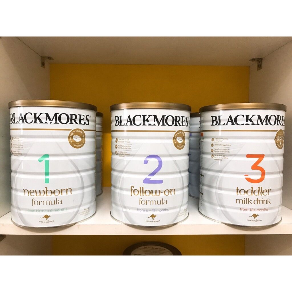 SỮA BLACKMORE đủ số 1,2,3 (Lon 900gr) ÚC