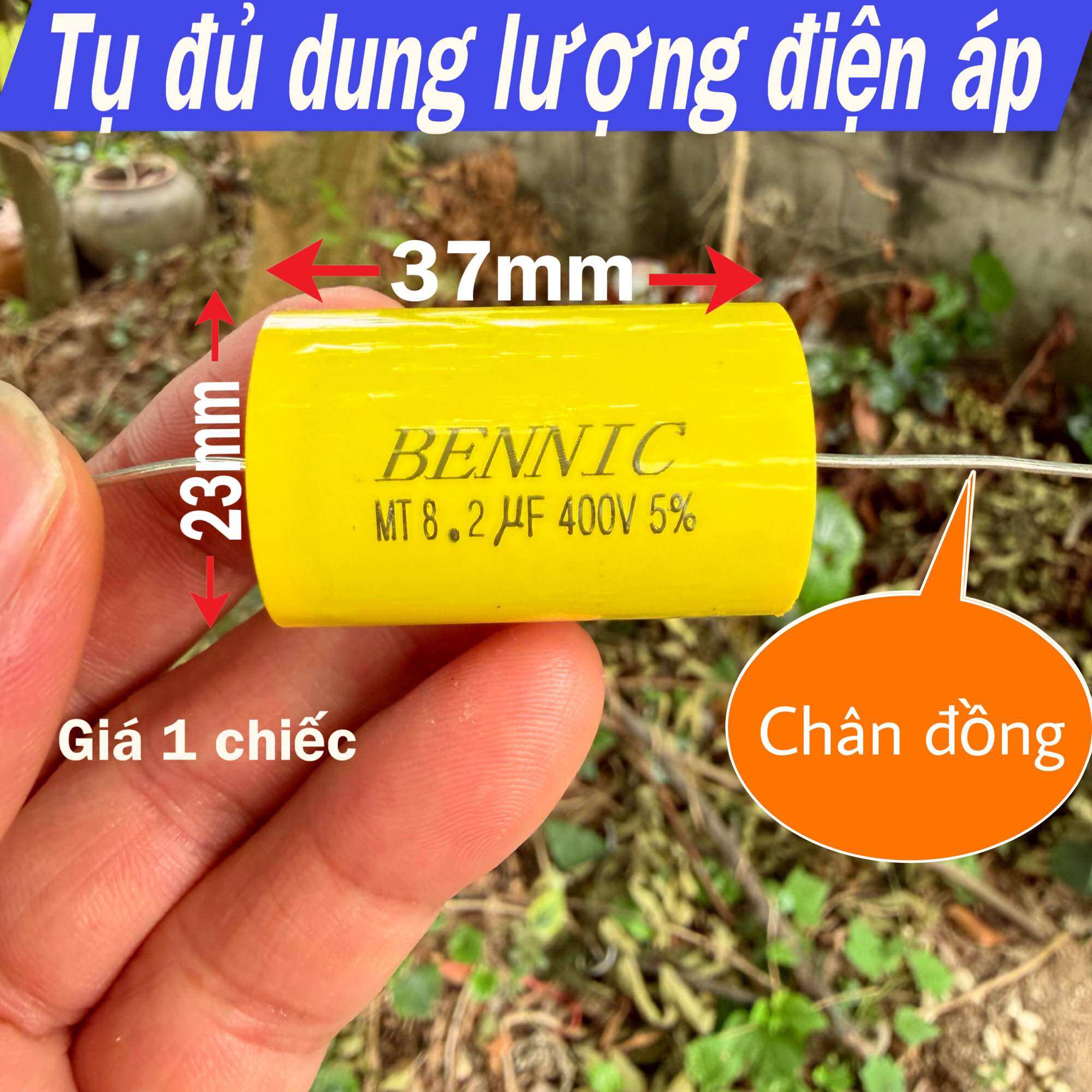 Tụ 8.2uf bennic