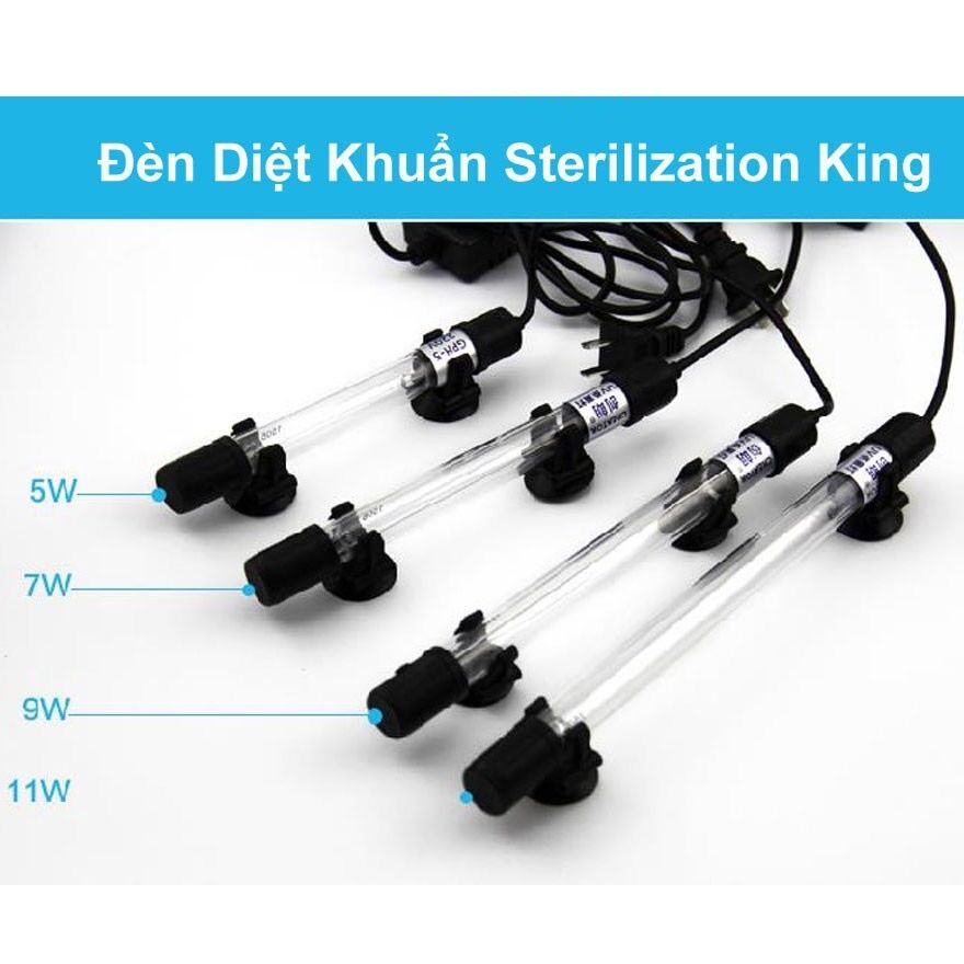 Bóng ĐÈN UV DIỆT KHUẨN - RÊU - TẢO 9W