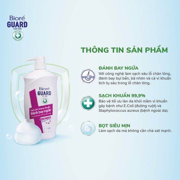 Sữa tắm kháng khuẩn Biore 800g